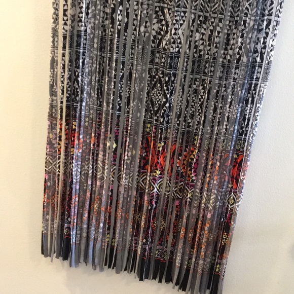 Women's Venus Long Fringe Multicolored Skirt Size S - Picture 3 of 6